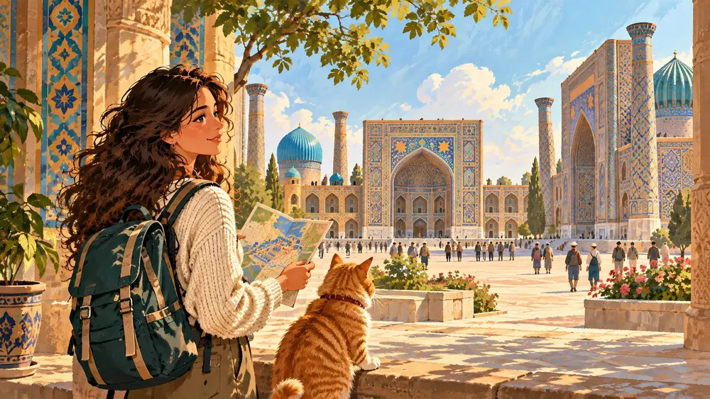 Путешественница с котом SimCat: Интернет в Ташкенте, Самарканде и Бухаре: связь на маршруте